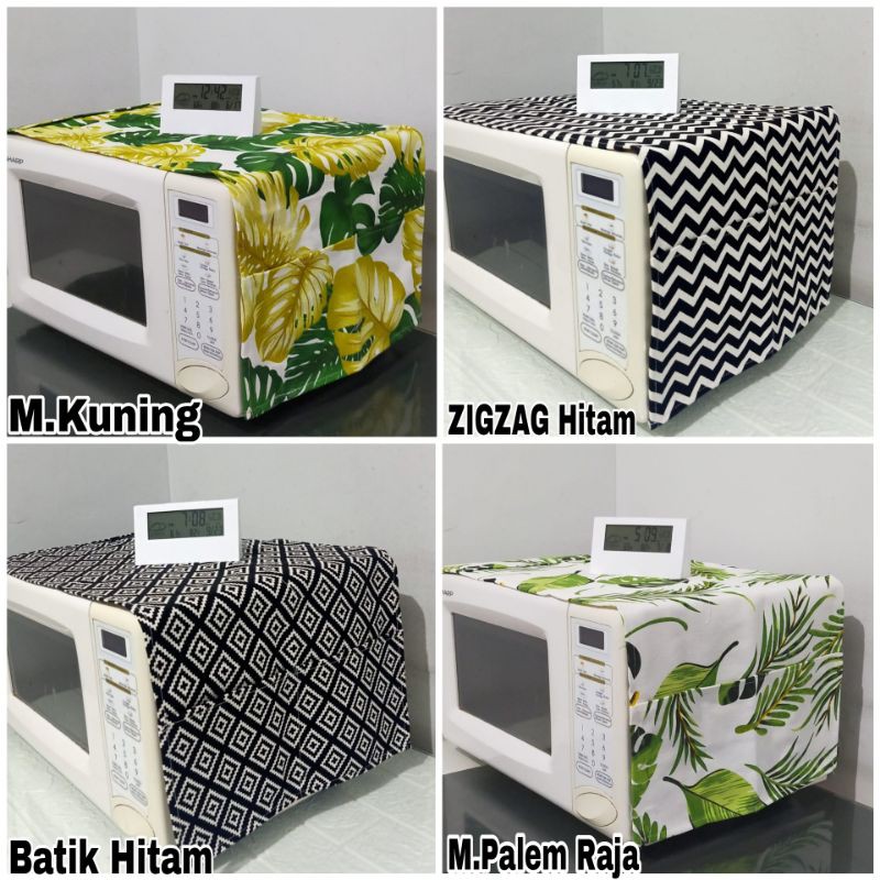 Taplak MICROWAVE-Alas taplak microwave MOTIF KANVAS