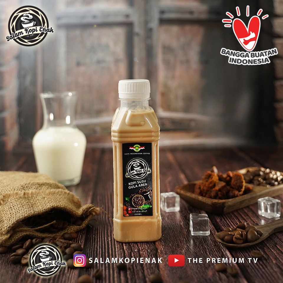 

HARGA PROMO - Es kopi susu 250ML salam kopi enak Light Creamy Coffee