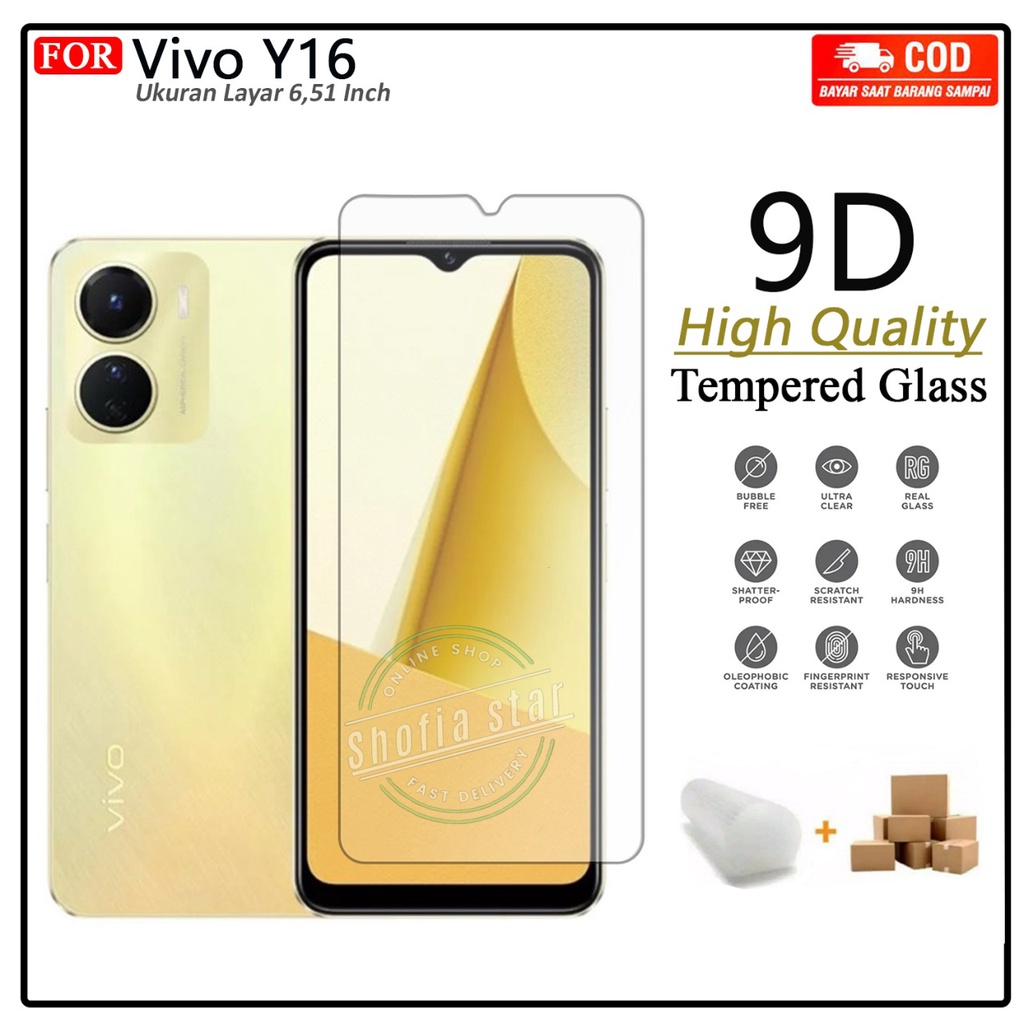 Anti Gores Ceramik Blue Light Vivo Y16 Anti Radiasi Kaca Full Cover