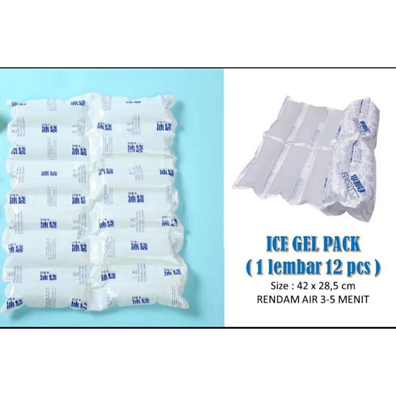 

ICE Gel pack BEKU lembaran besar pengganti dry ice