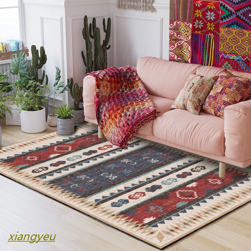 Lantai Mats  u0026 Karpet  Maroko Bohemian Retro Gaya 