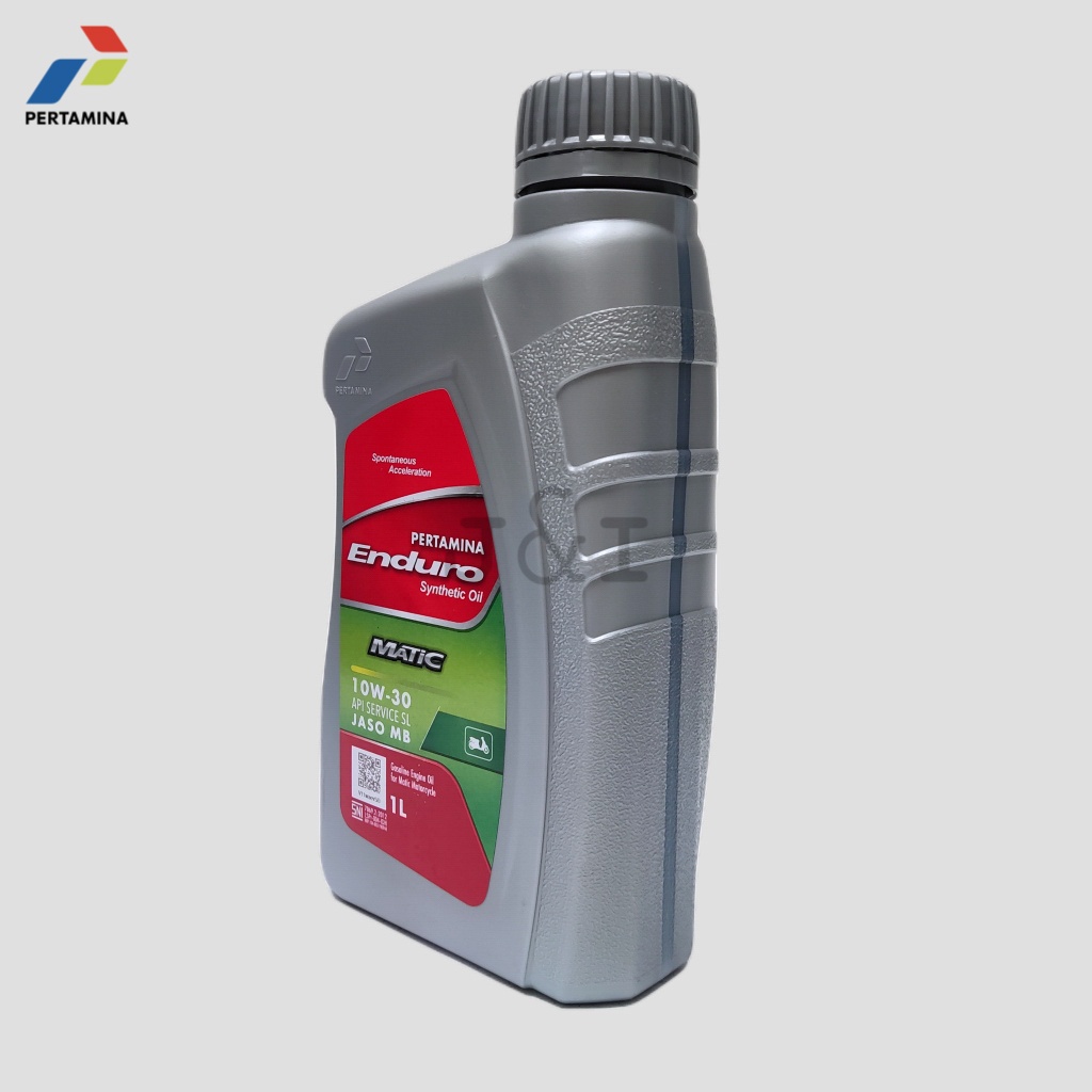 Oli Pertamina Enduro Matic 10W-30 API SL JASO MB 1 Liter