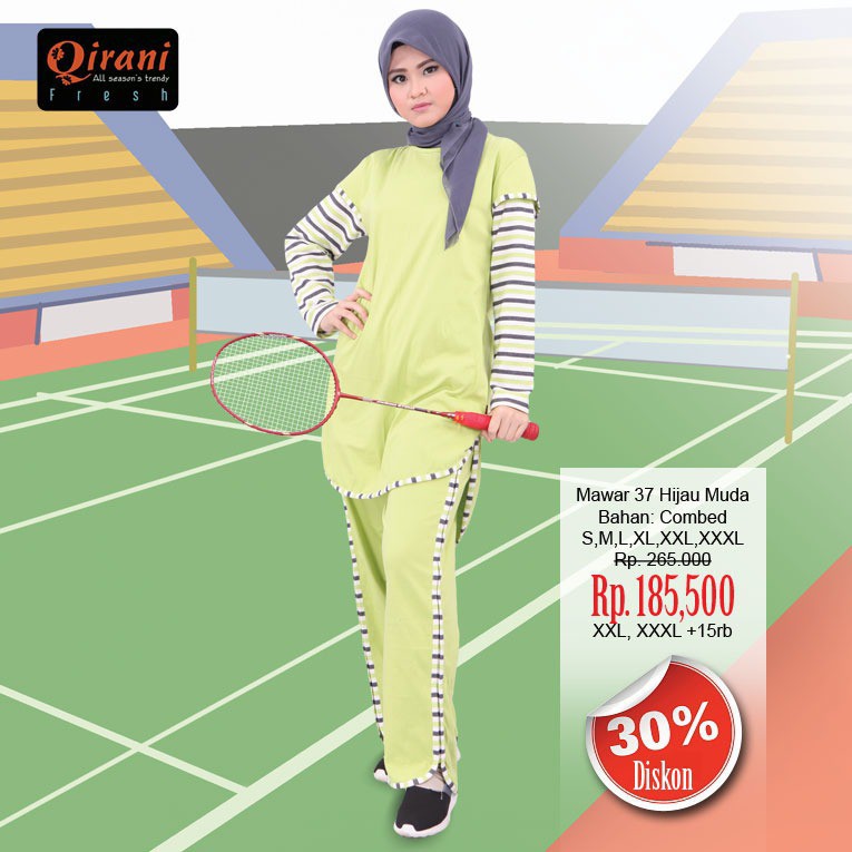  Baju  Olahraga  Muslim Pakaian  Olahraga  Wanita  Shopee  