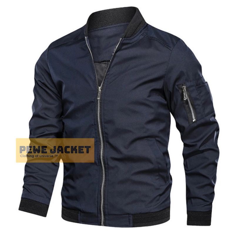 JAKET PRIA BAHAN POLYESTER IMPORT TASLAN JN PREMIUM