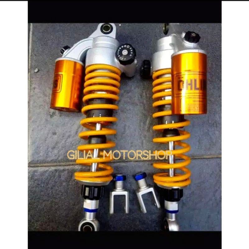 Shock Belakang Motor tabung Atas Ohlins 340mm Motor Bebek Shock Nmax Pcx Kharisma Grand Revo Blade