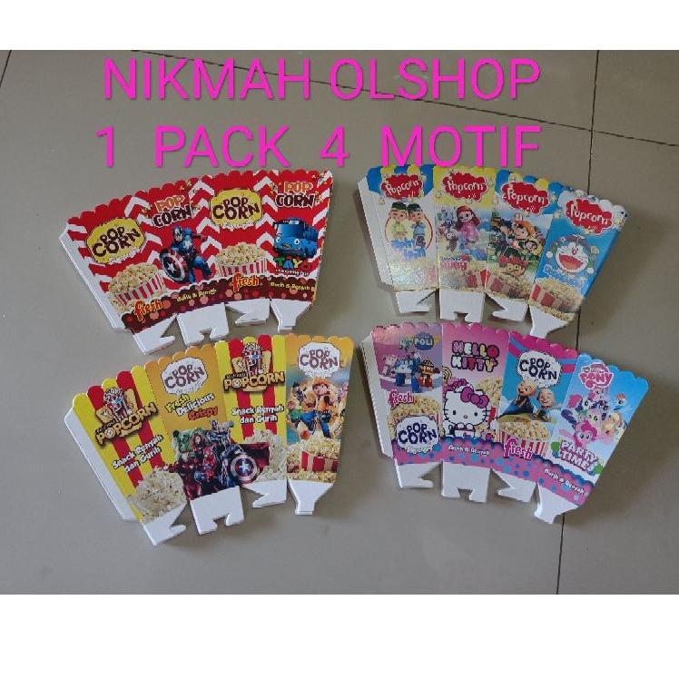 

Telah Hadir.. kertas popcorn / kotak popcorn / termurah / terlaris / pembungkus popcorn/wadah popcorn
