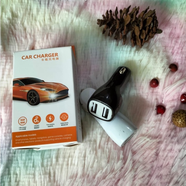 Car Charger Colokan Cas Mobil Fast Quick Charging