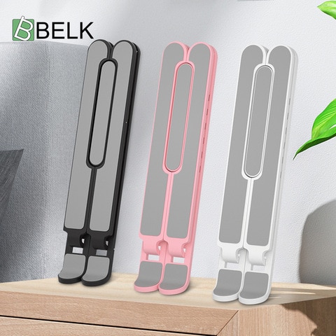 Dudukan Laptop Stand Holder Laptop Macbook Notebook IPAD Tablet Lipat PRO Anti Slip Portable Praktis