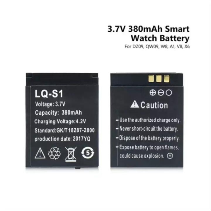 Baterai Smartwatch LQ-S1 DZ09, Battery hp Double Power smart watch, Baterai Smartwatch LQ-S1 DZ09 / U9 / U10 / A1 / Y1 / V8 / X6, Baterai Jam Tangan HP Smartwatch, TERMURAH BATERAI SMARTWATCH / BATRE SMARTWATCH LQ-S1