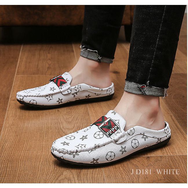 SEPATU PRIA MULES LOAFERS SHOES BAKA D181