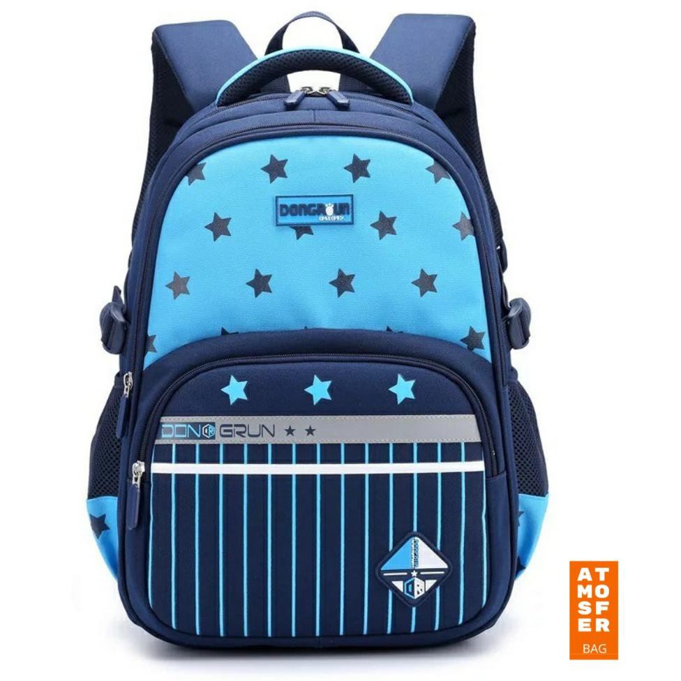 Atmosfer Bags - Tas Ransel Sekolah Anak Laki Laki Tas Anak Perempuan TK SD Grun Star Bintang Polo (K