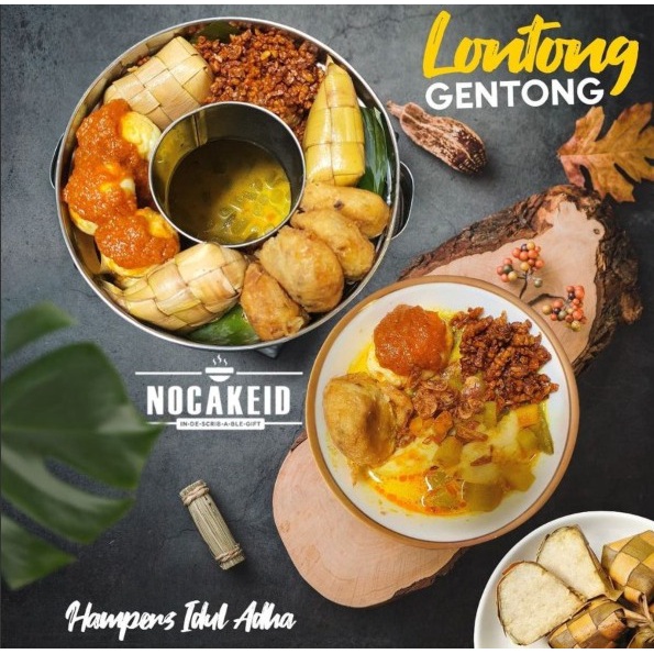 

Lontong Gentong , Dandang nocakeid , Bakso keranjang ketupat sayur