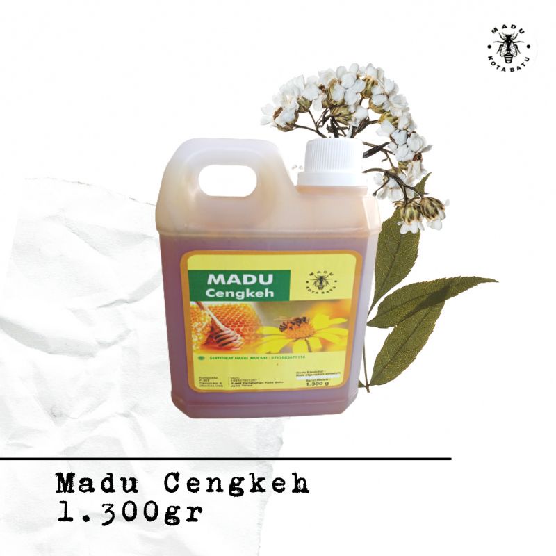 

Madu Asli Murni Nektar Bunga Cengkeh jerigen 1.300g