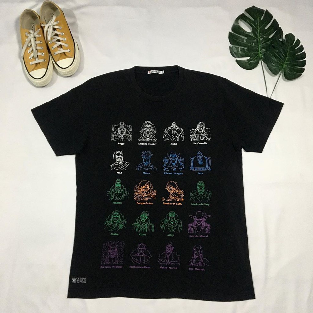 UNIQLO x ONE PIECE Character Black Tee