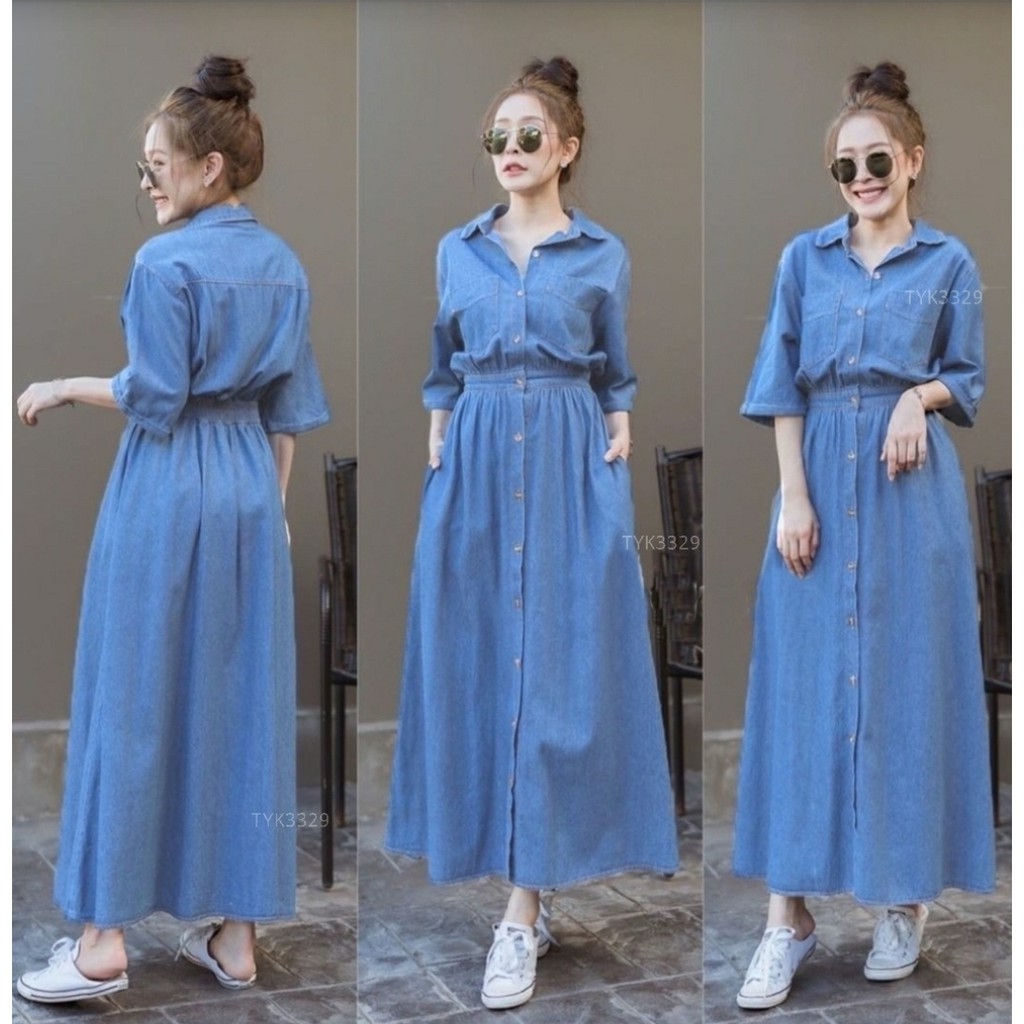 [VLFK] Maxi Terbaru Wanita / Maxi Katun Polos / Hijab Maxi / Pakaian Wanita Gamis