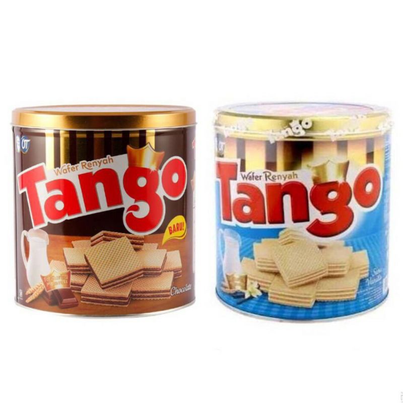 Jual Tango Wafer Gr Coklat N Vanila Kaleng Indonesia Shopee Indonesia