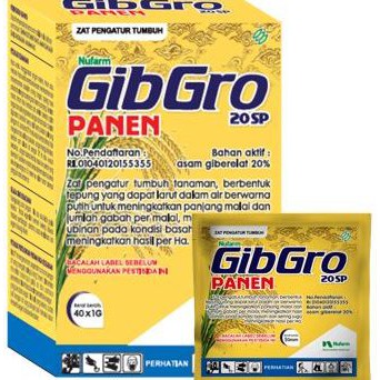 Jual GIBGRO 20 SP 1 GRAM PER SACHET ZPT ASAM GIBERELAT ISI 1 GRAM DARI ...