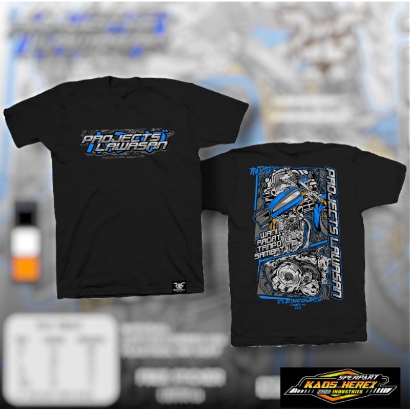 [COD] T-SHIRT KAOS PROJECTS LAWASAN CB ORIGINAL