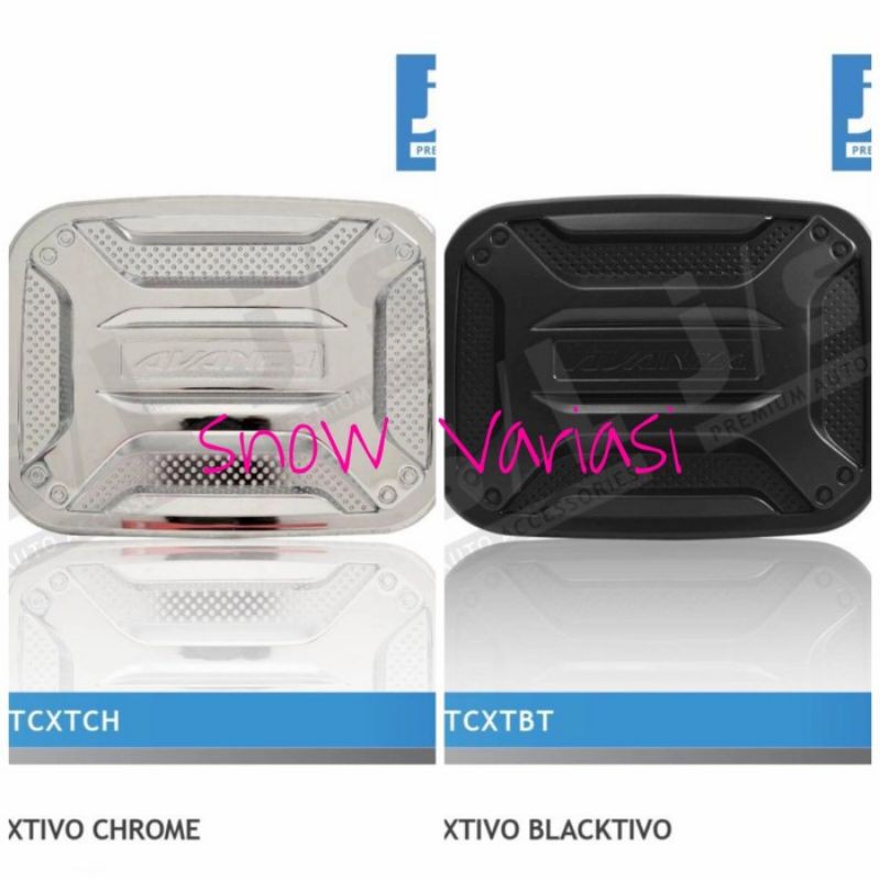 Tutup tangki bensin All New Avanza xtivo chrome/blacktivo doff ori jsl