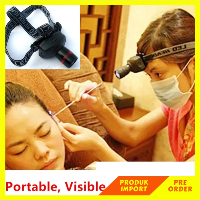 PRODUK PO Hot Sale Ear Light Professional Head Light for Ear Cleaning Care Zoom Headlamp 4 Light