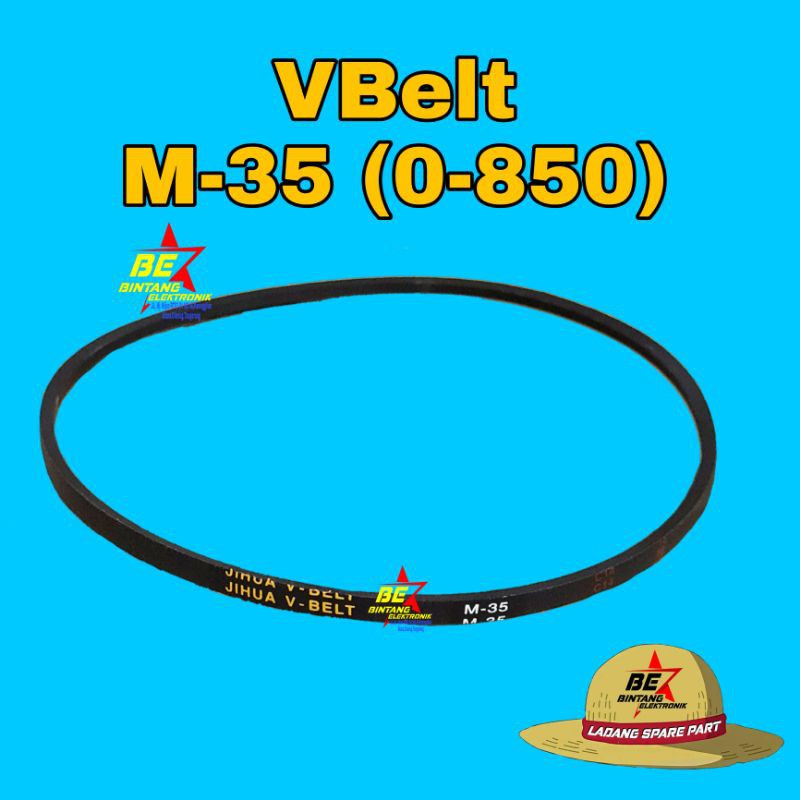 V BELT M35 V-BELT MESIN CUCI M-35 PAN BELT MESIN CUCI VBELT 0 850