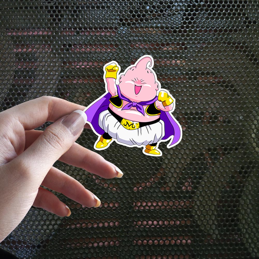 

Sticker Decal Vinyl Tahan Air Majin Boo Gemuk Lucu
