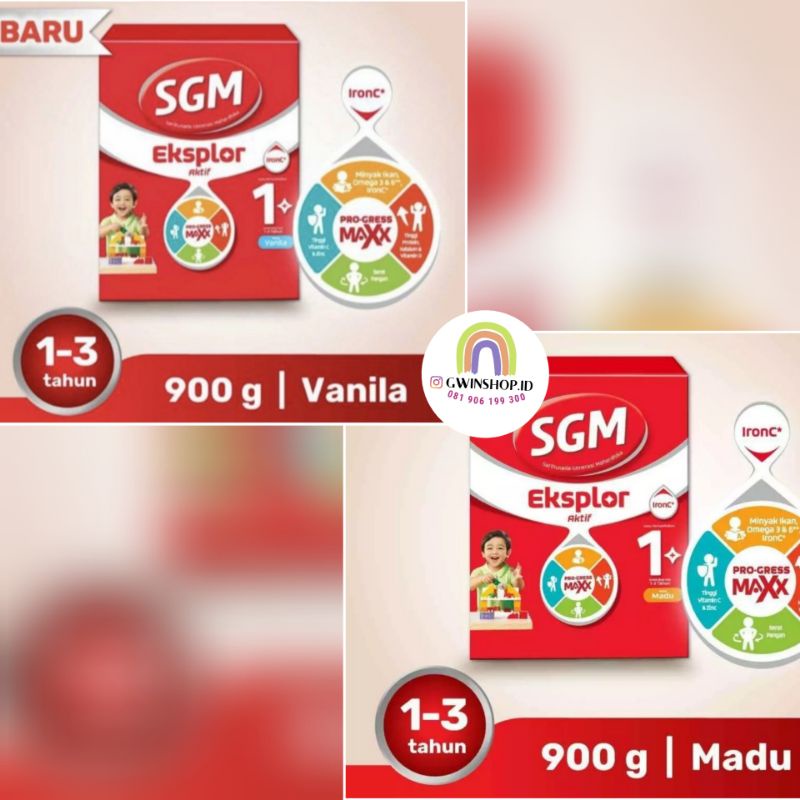 SGM 1+ (1-3 TAHUN) susu formula 900GR 600gr / SGM 1+ MADU / SGM 1+ VANILLA