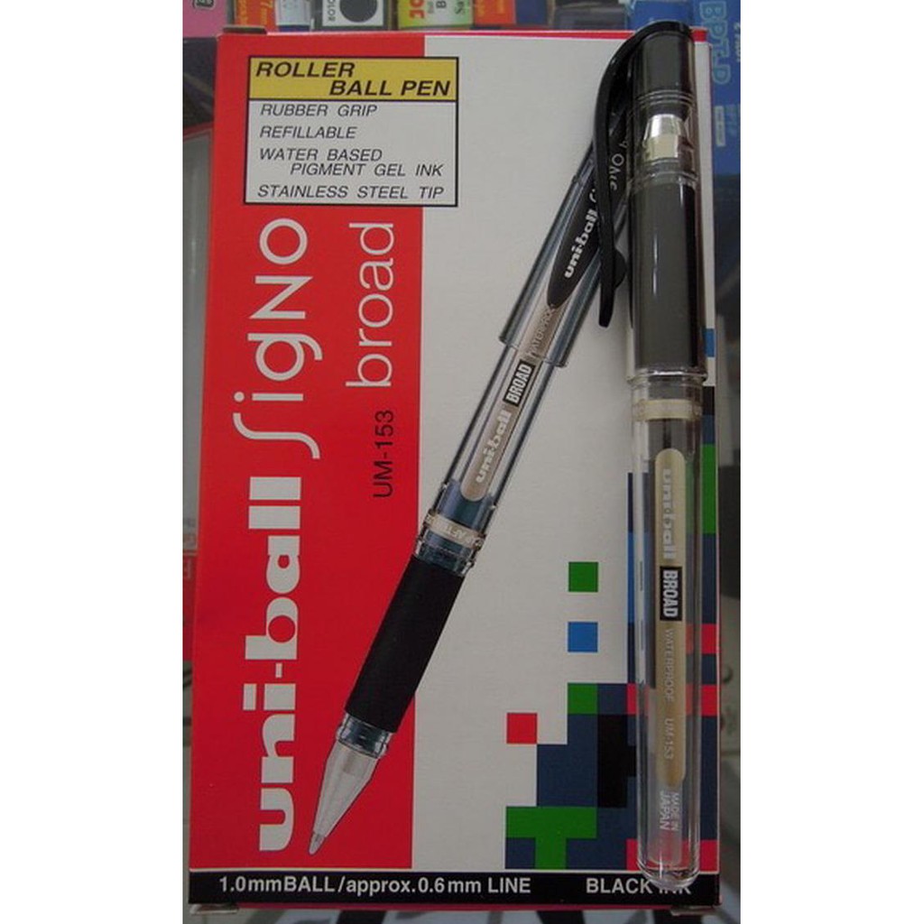 

Pulpen Gel Uniball Signo UM-153 atk BOOM SALE