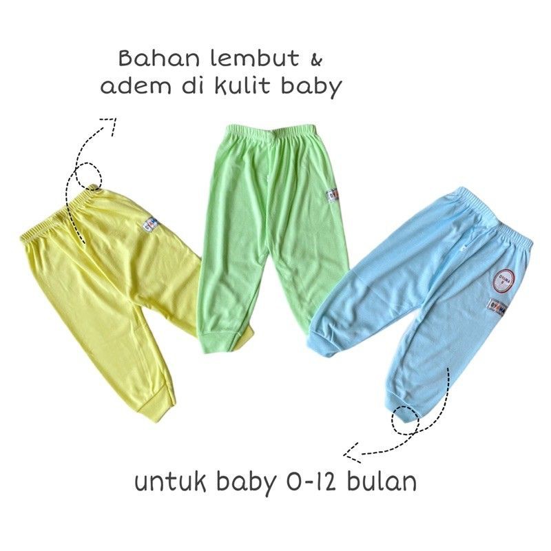 Celana Panjang Bayi Baby Newborn Polos