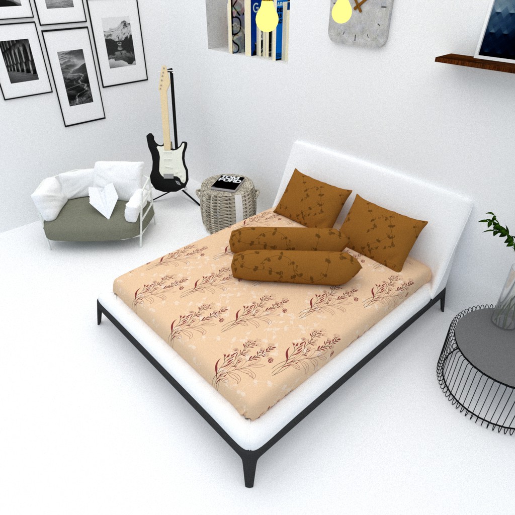 Sprei Lovella King B2 - 180 X 200 - Delfin - Sprei Lembut Dan Tidak Mudah Luntur