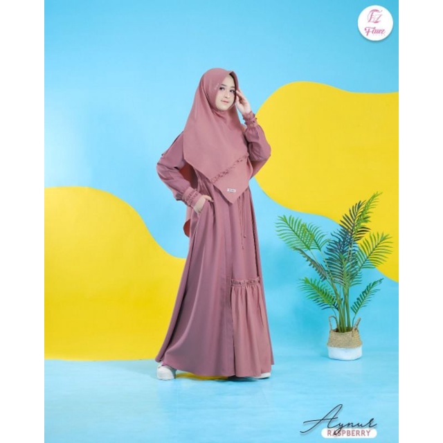 aynur set dress by faus hijab open pre order