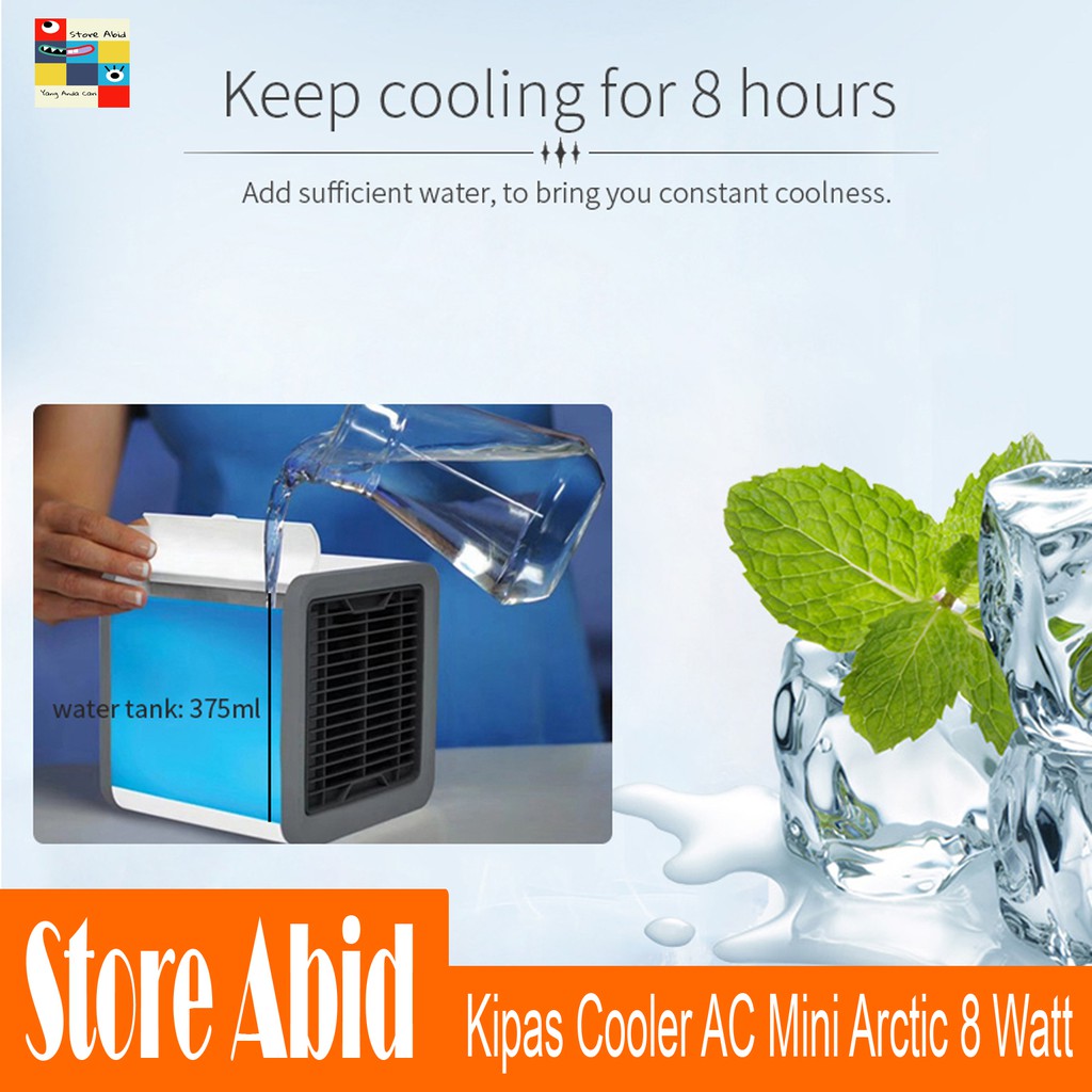 Kipas Cooler AC Mini Portable Pendingin Ruangan Pendingi AC Air Cooler Arctic Air Conditioner 8W