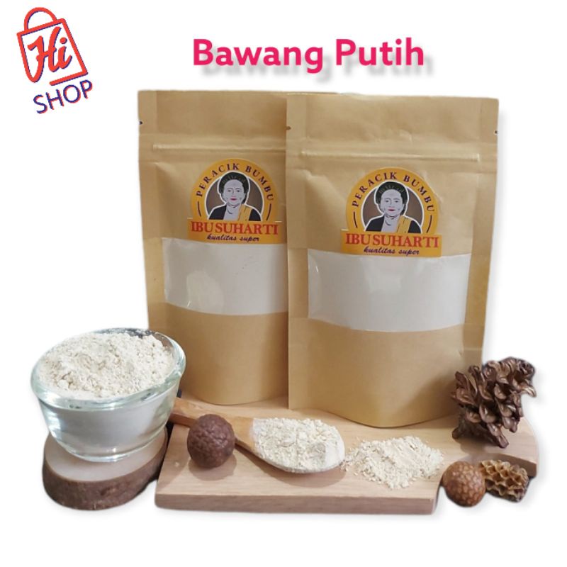 

Ibu Suharti - Rempah Bawang Putih Bubuk Murni Bumbu Dapur Bawang Putih Bubuk Pure Garlic Powder Kualitas Premium