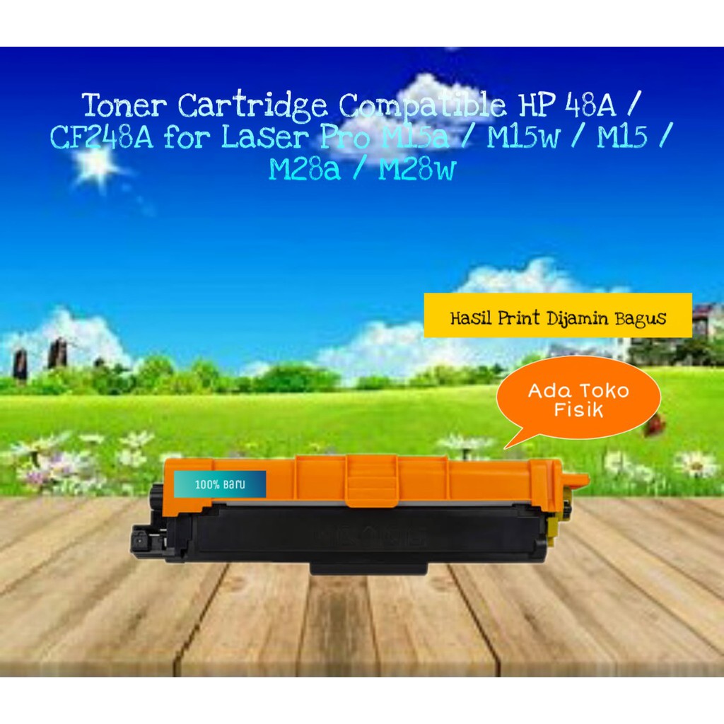 Cartridge Compatible HP 48A CF248A 248A LaserJet PRO Toner M15 M15a M15w M28a M28w plus chip