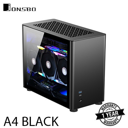 JONSBO CASE A4 BLACK MINI ITX