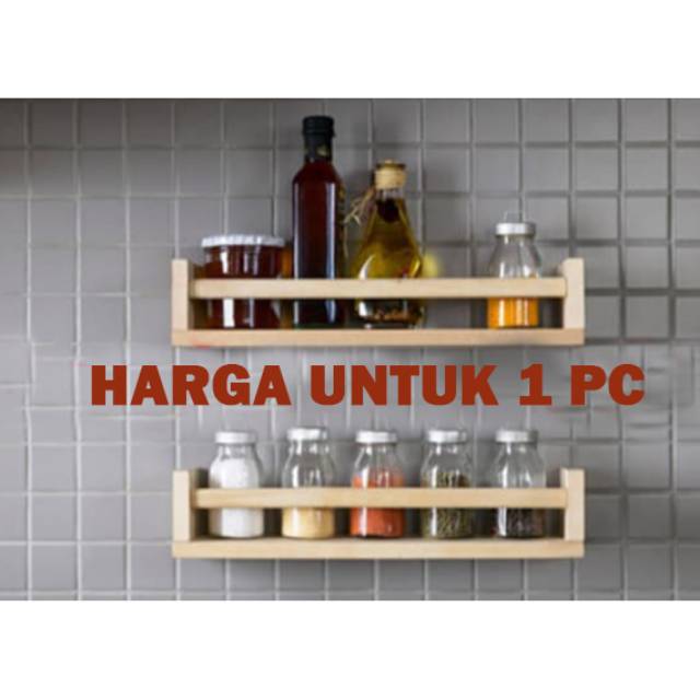 Rak dinding dapur tempat bumbu kecap saus garam minyak Rak baju sepatu bayi Gantungan baju Tempat ak