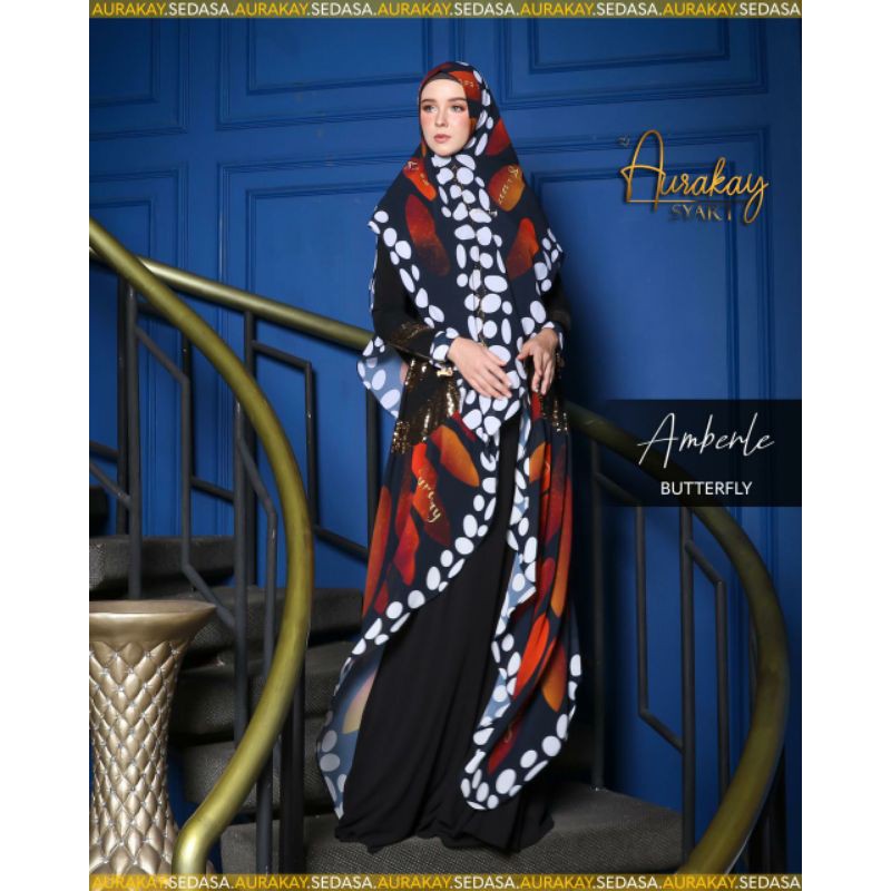 SET BUTTERFLY SYARI BY AURAKAY