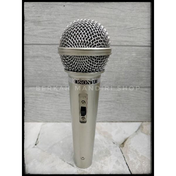 Microphone DYNAMIC Sony N-200 - Fleco F-320 Mic Kabel Karaoke Jack Colokan Besar 6.5mm