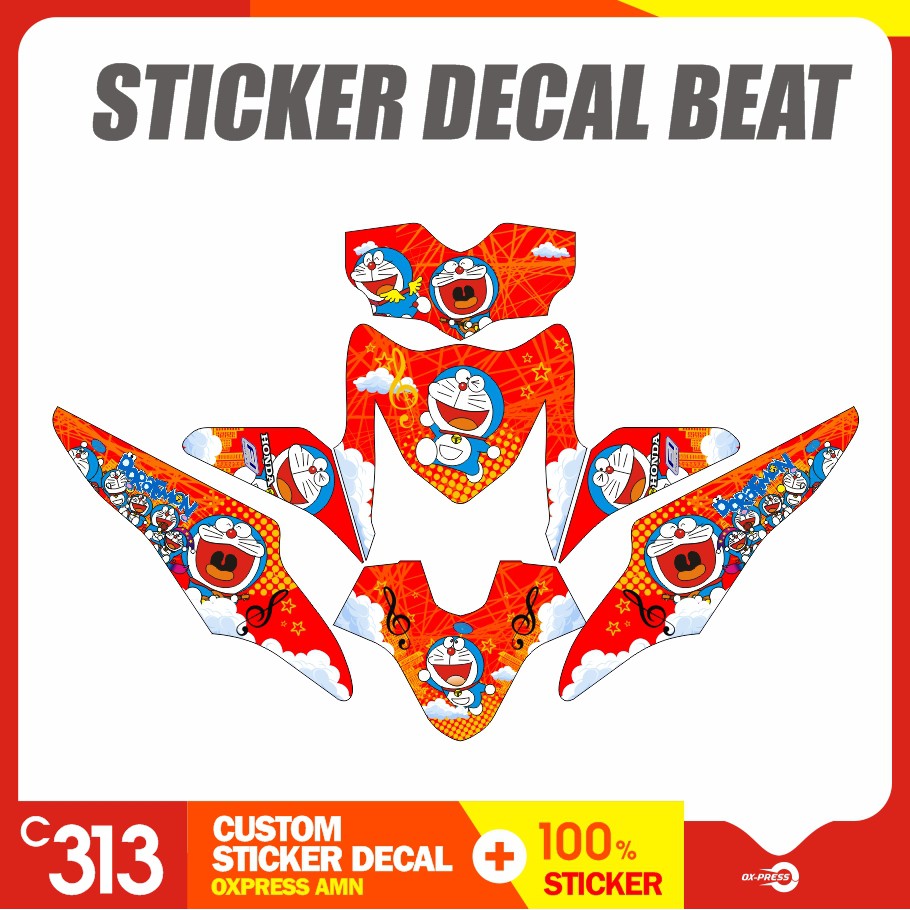 Stiker Striping Honda BEAT Custom Sticker (13)