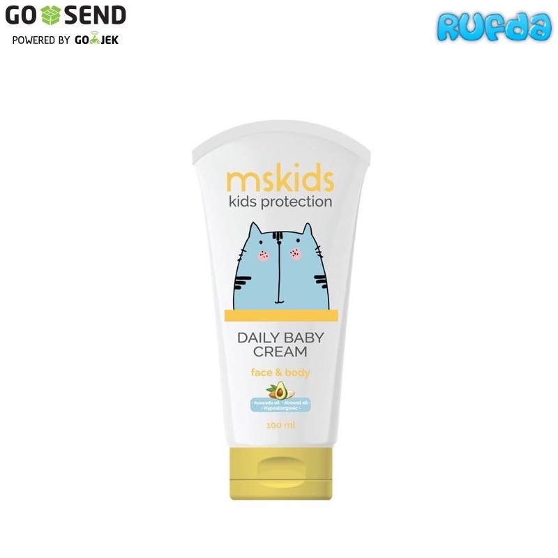 MSKIDS Daily Baby Cream Krim Perawatan Wajah dan Badan Bayi