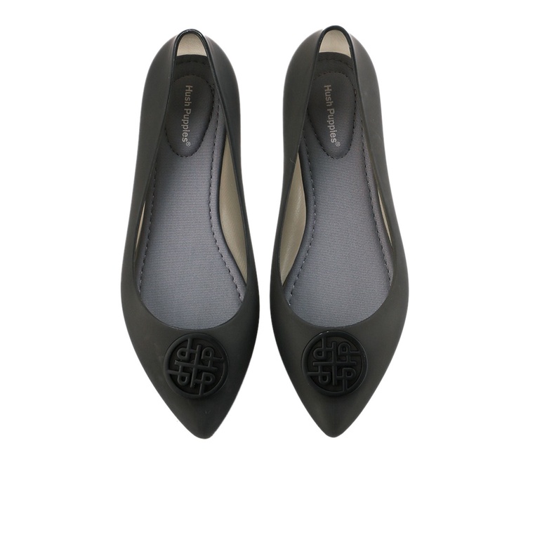 SEPATU FLAT HUSH PUPPIES WANITA ORIGINAL BRANDED TERBARU HITAM HW19