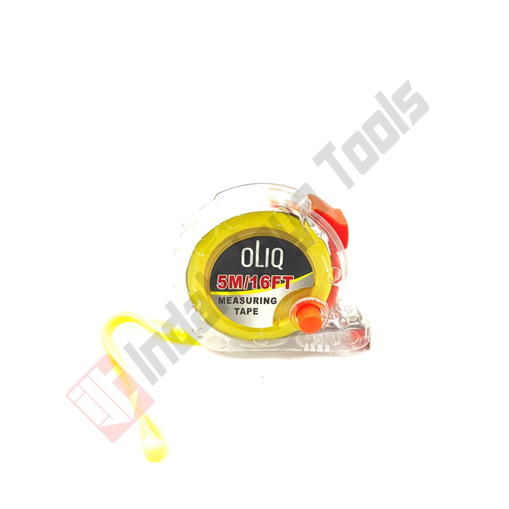 OLIQ Rol Meter Meteran 5 Meter Transparan - Measuring Tape