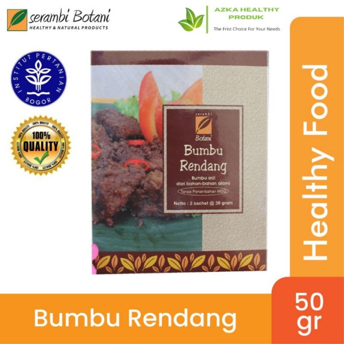

Healthy & Bumbu Natural Products Msg Rendang Non 089