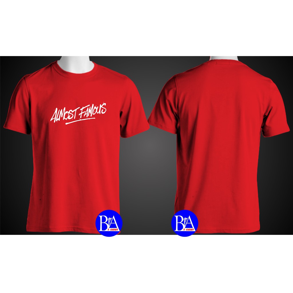 COD/KAOS ALMOST FAMOUS/KAOS EKSPRESI/KAOS HITS/KAOS TULISAN/KAOS BANDUNG/KAOS MURAH/KAOS DISTRO