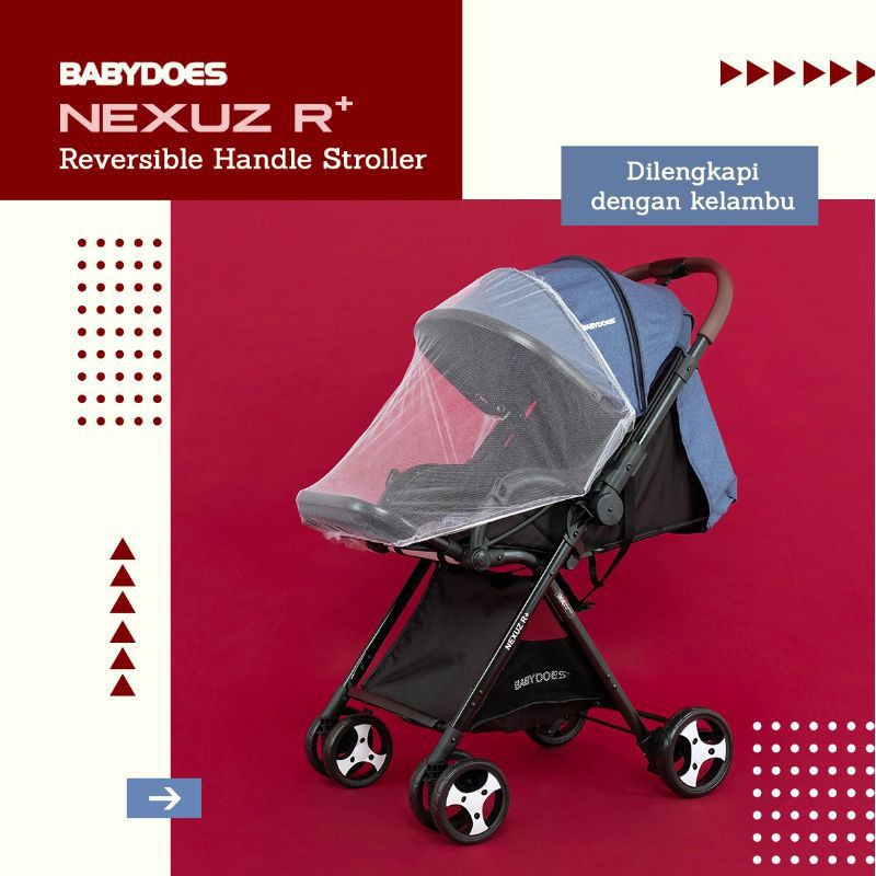 Makassar - Stroller Bayi Reversible BabyDoes Nexuz R 2.0 Kereta Dorong Bayi Hadap Ibu