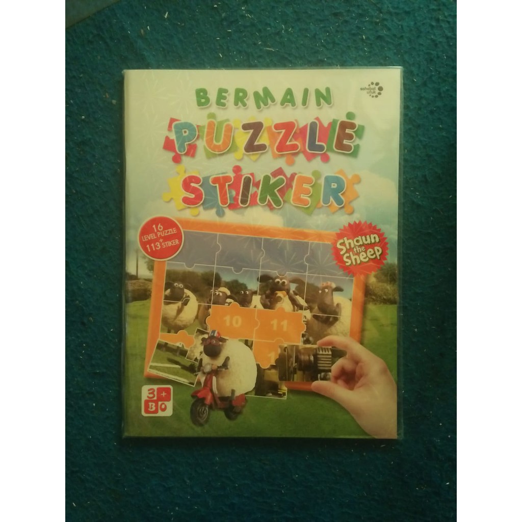 Shaun the Sheep series ~~ Bermain Puzzle Stiker