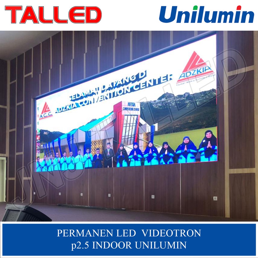 LED Videotron P2.5 Unilumin Indoor Instalasi Permanen Videowall TALLED - Unilumin1920hz