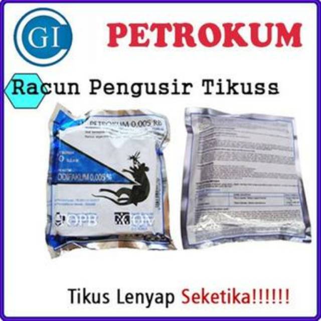 [95 GRAM] Racun Tikus Paling Ampuh PETROKUM - Umpan Siap Pakai - Original Asli Insektisida