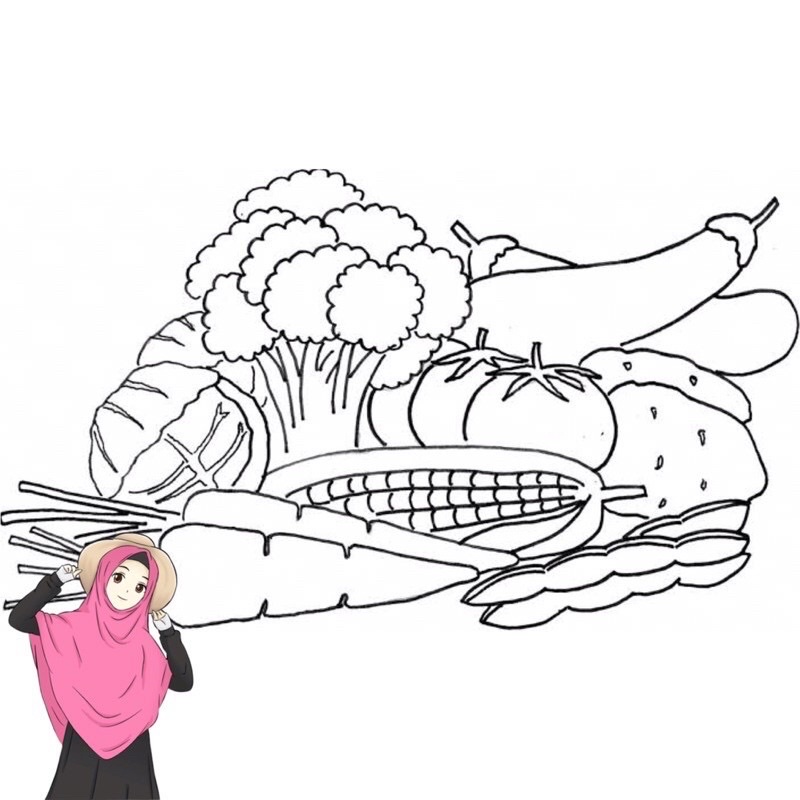 

Gambar Mewarnai Sayuran & Desain untuk meningkatkan kreativitas Anak