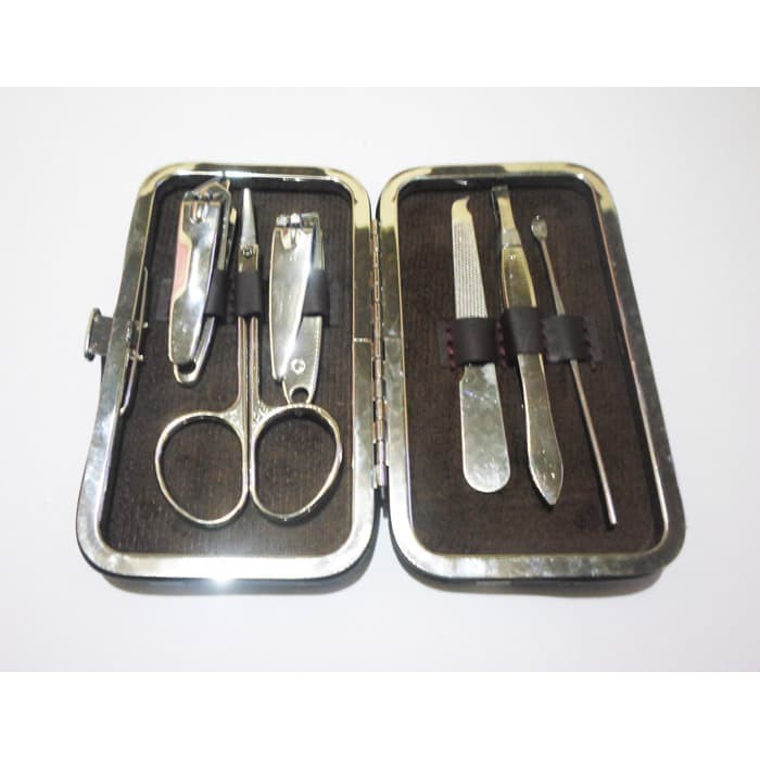 Manicure Pedicure Set Isi 6 Pcs - peralatan gunting kuku meni pedi